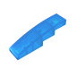 GDS-658 - Slope Curved 4 x 1 No Studs [Stud Holder with Asymmetric Ridges]