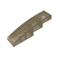 GDS-658 - Slope Curved 4 x 1 No Studs [Stud Holder with Asymmetric Ridges]