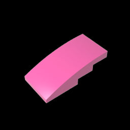 GDS-660 - Slope Curved 4 x 2 No Studs