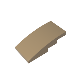 GDS-660 - Slope Curved 4 x 2 No Studs