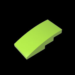GDS-660 - Slope Curved 4 x 2 No Studs