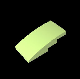 GDS-660 - Slope Curved 4 x 2 No Studs