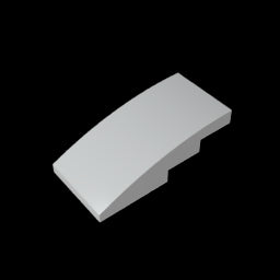 GDS-660 - Slope Curved 4 x 2 No Studs