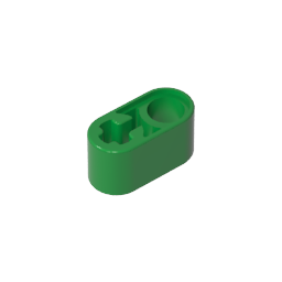 GDS-669 - Technic Beam 1 x 2 Thick with Pin Hole and Axle Hole