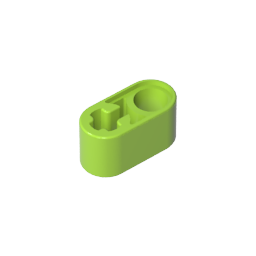 GDS-669 - Technic Beam 1 x 2 Thick with Pin Hole and Axle Hole