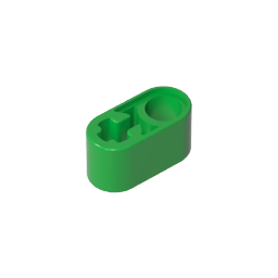 GDS-669 - Technic Beam 1 x 2 Thick with Pin Hole and Axle Hole