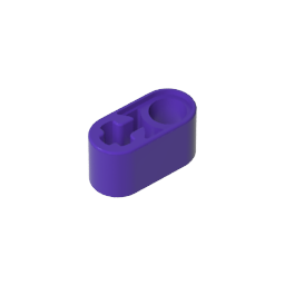 GDS-669 - Technic Beam 1 x 2 Thick with Pin Hole and Axle Hole