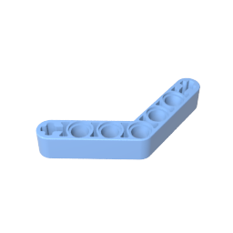 GDS-673 - Technic Beam 1 x 7 Bent (4 - 4) Thick