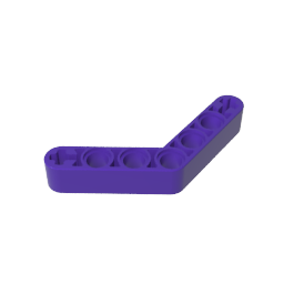 GDS-673 - Technic Beam 1 x 7 Bent (4 - 4) Thick