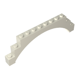 GDS-676 - Brick Arch 1 x 12 x 3 Raised Arch with 5 Cross Supports