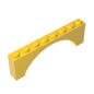 GDS-677 - Brick Arch 1 x 8 x 2 Raised