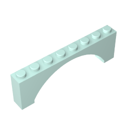 GDS-677 - Brick Arch 1 x 8 x 2 Raised