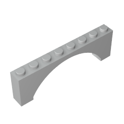 GDS-677 - Brick Arch 1 x 8 x 2 Raised