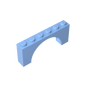GDS-678 - Brick Arch 1 x 6 x 2 - Thin Top without Reinforced Underside [New Version]