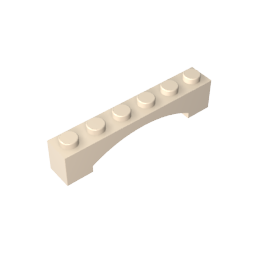 GDS-679 - Brick Arch 1 x 6 Raised Arch