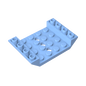 GDS-684 - Slope Inverted 45 Degrees 6 x 4 Double with 4 x 4 Cutout and 3 Holes