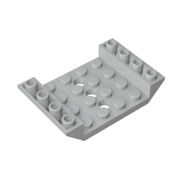 GDS-684 - Slope Inverted 45 Degrees 6 x 4 Double with 4 x 4 Cutout and 3 Holes