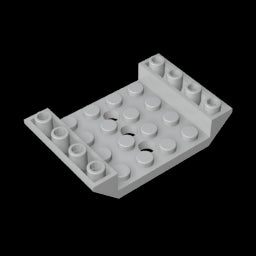 GDS-684 - Slope Inverted 45 Degrees 6 x 4 Double with 4 x 4 Cutout and 3 Holes