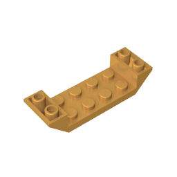 GDS-687 - Slope Inverted 45 Degrees 6 x 2 Double with 2 x 4 Cutout