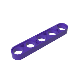 GDS-693 - Technic Beam 1 x 5 Thin