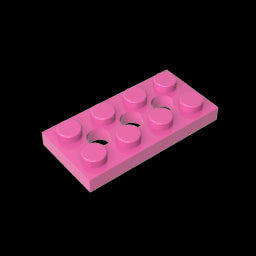 GDS-697 - Technic Plate 2 x 4 [3 Holes]