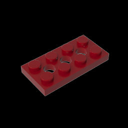 GDS-697 - Technic Plate 2 x 4 [3 Holes]