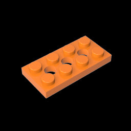 GDS-697 - Technic Plate 2 x 4 [3 Holes]