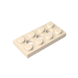 GDS-697 - Technic Plate 2 x 4 [3 Holes]