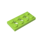 GDS-697 - Technic Plate 2 x 4 [3 Holes]