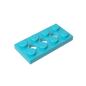 GDS-697 - Technic Plate 2 x 4 [3 Holes]