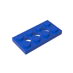 GDS-697 - Technic Plate 2 x 4 [3 Holes]