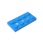 GDS-697 - Technic Plate 2 x 4 [3 Holes]