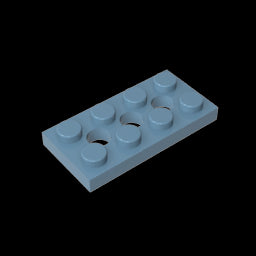 GDS-697 - Technic Plate 2 x 4 [3 Holes]