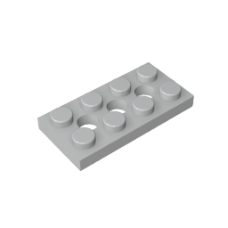 GDS-697 - Technic Plate 2 x 4 [3 Holes]