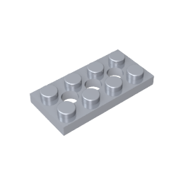 GDS-697 - Technic Plate 2 x 4 [3 Holes]