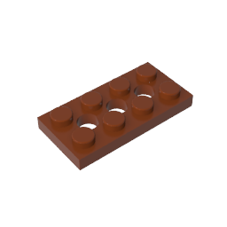 GDS-697 - Technic Plate 2 x 4 [3 Holes]