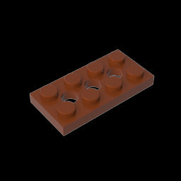 GDS-697 - Technic Plate 2 x 4 [3 Holes]