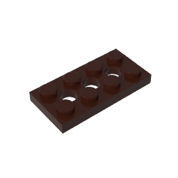 GDS-697 - Technic Plate 2 x 4 [3 Holes]