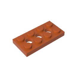 GDS-697 - Technic Plate 2 x 4 [3 Holes]