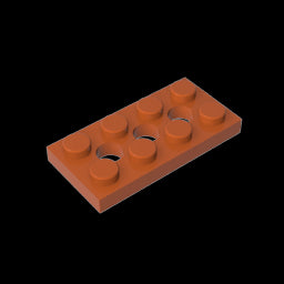 GDS-697 - Technic Plate 2 x 4 [3 Holes]