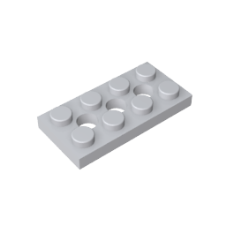 GDS-697 - Technic Plate 2 x 4 [3 Holes]