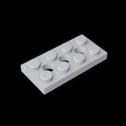 GDS-697 - Technic Plate 2 x 4 [3 Holes]