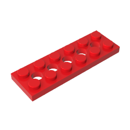 GDS-698 - Technic Plate 2 x 6 [5 Holes]