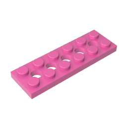 GDS-698 - Technic Plate 2 x 6 [5 Holes]