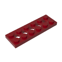 GDS-698 - Technic Plate 2 x 6 [5 Holes]