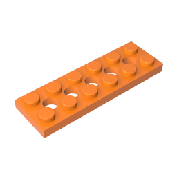 GDS-698 - Technic Plate 2 x 6 [5 Holes]