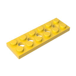 GDS-698 - Technic Plate 2 x 6 [5 Holes]