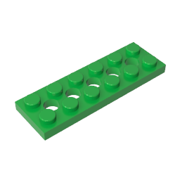 GDS-698 - Technic Plate 2 x 6 [5 Holes]