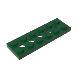 GDS-698 - Technic Plate 2 x 6 [5 Holes]