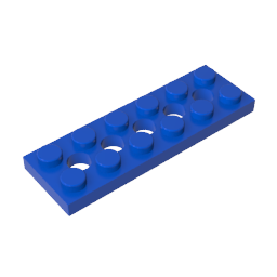 GDS-698 - Technic Plate 2 x 6 [5 Holes]